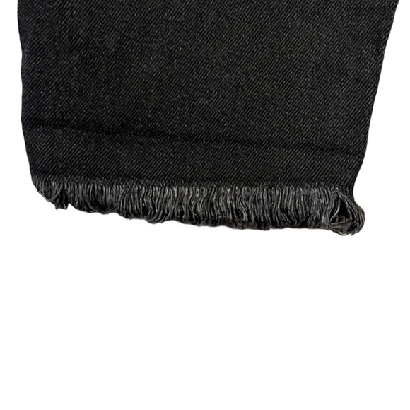 So Jeans 13/31W Black Distressed High Rise Mom Frayed Hem Grunge Streetwear NEW - Picture 10 of 14